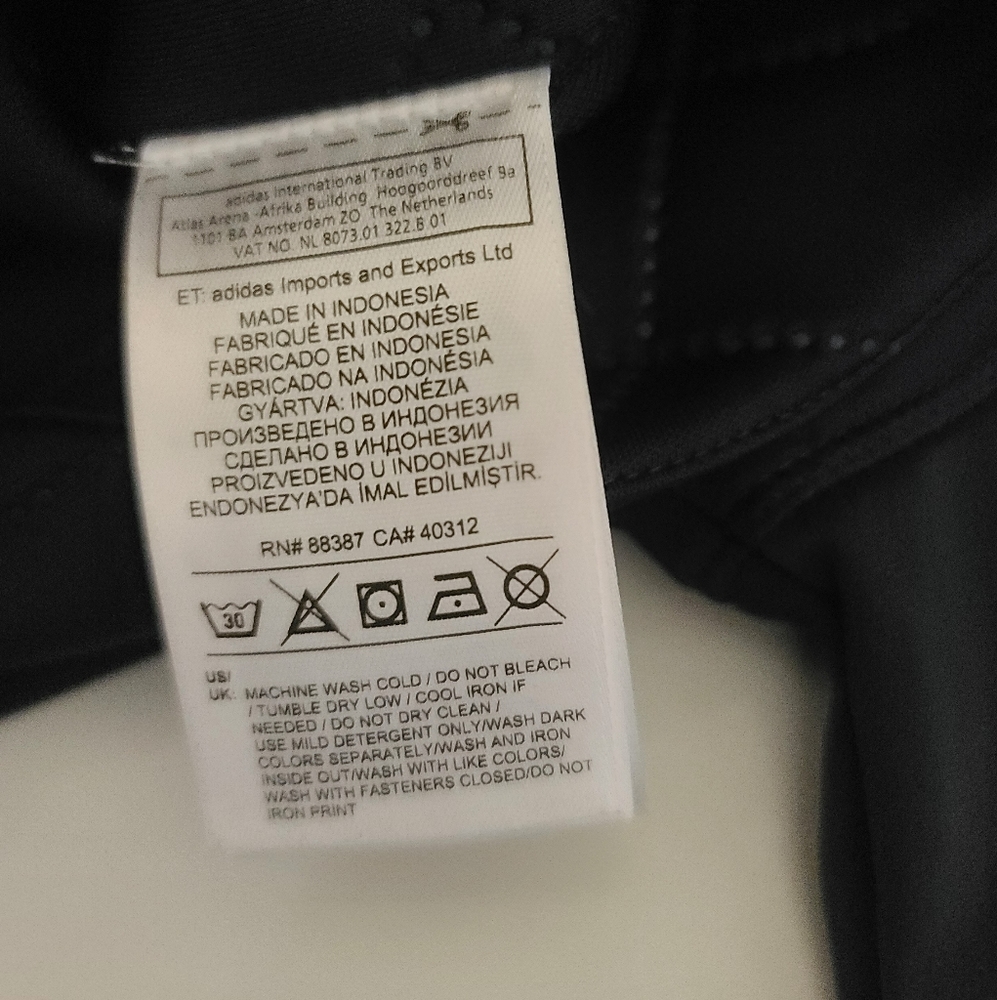 Adidas jacket Navy blue - Picture 4 of 4